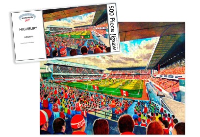 Highbury Stadium Fine Art Jigsaw Puzzle - Arsenal FC